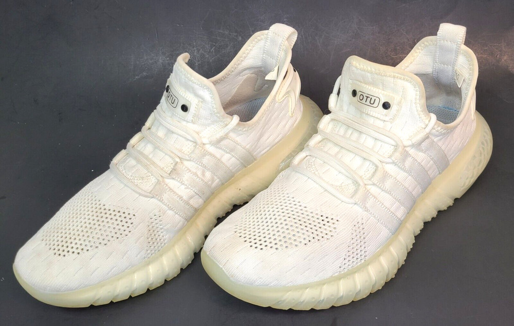 OTU Men's 7, Women's 9 Walking Running Shoes White, Euro Size 40 Unisex